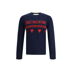 Chez Valentino Wool Sweater - Sweaters