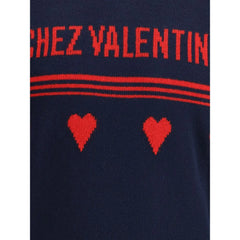 Chez Valentino Wool Sweater - Sweaters