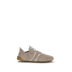 Chloé Beige Calf Leather Bos Taurus Athletic Sneakers - EU37/US7