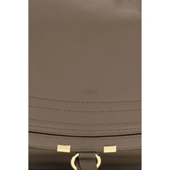 תיק כתף מעור פרה חול Beige של Chloé