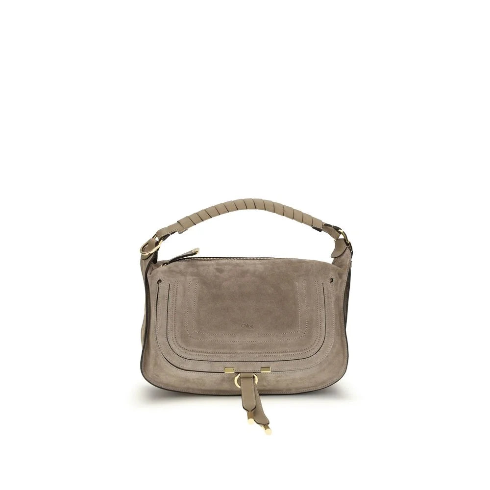 Chloé Beige Calf Leather Bos Taurus Shoulder Bag
