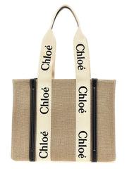 Chloé Beige Calfskin Tote Bag