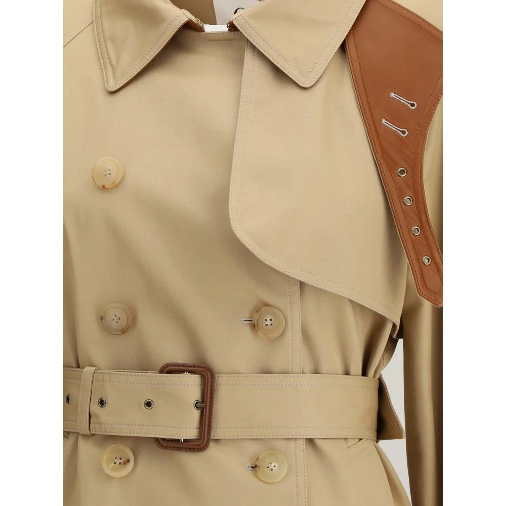 Chloé Beige Cotton Coat - IT42 | L