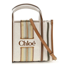 Chloé Beige Bomuld Skuldertaske