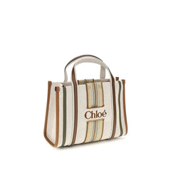 Chloé Beige Bomuld Skuldertaske