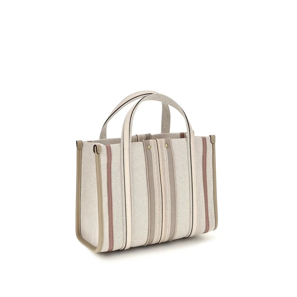 Chloé Beige Cotton Shoulder Bag