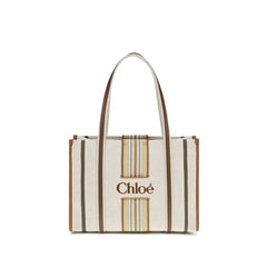 Chloé Beige Bomull Skulderveske
