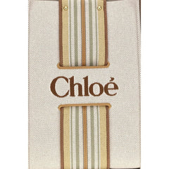 Chloé Beige Bomull Skulderveske