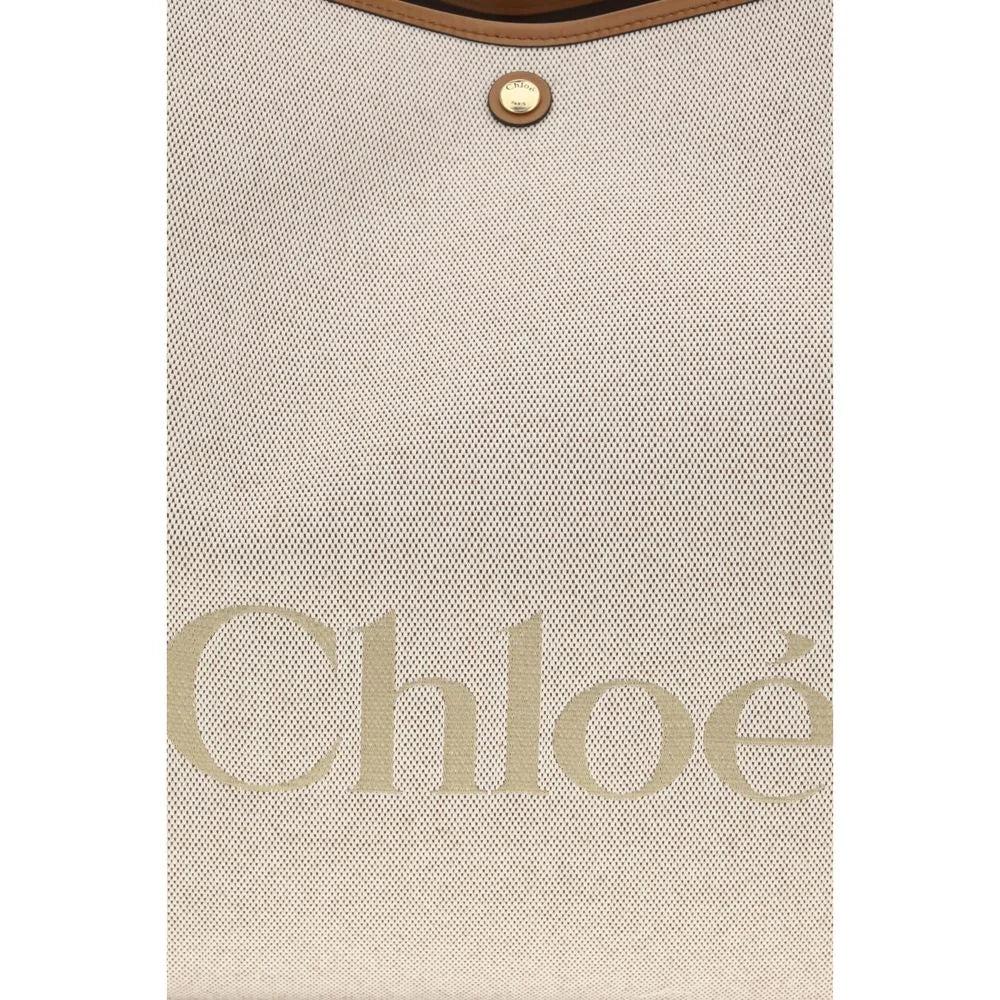Chloé Bézs Pamut Válltáska