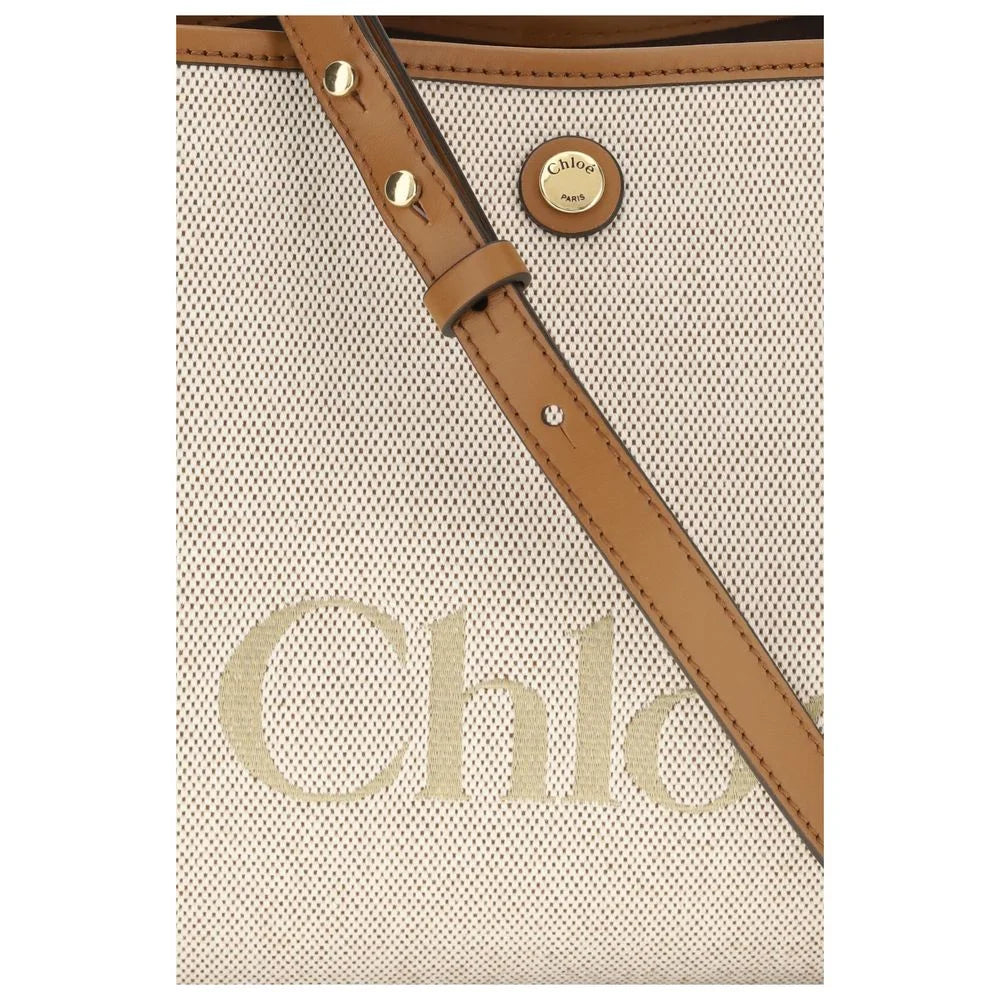 Chloé Beige Fabric Shoulder Bag