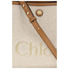 Chloé Beige Fabric Shoulder Bag