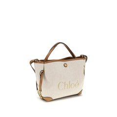 Chloé Beige Fabric Shoulder Bag