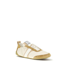 Chloé Beige geitenhuid atletische sneakers