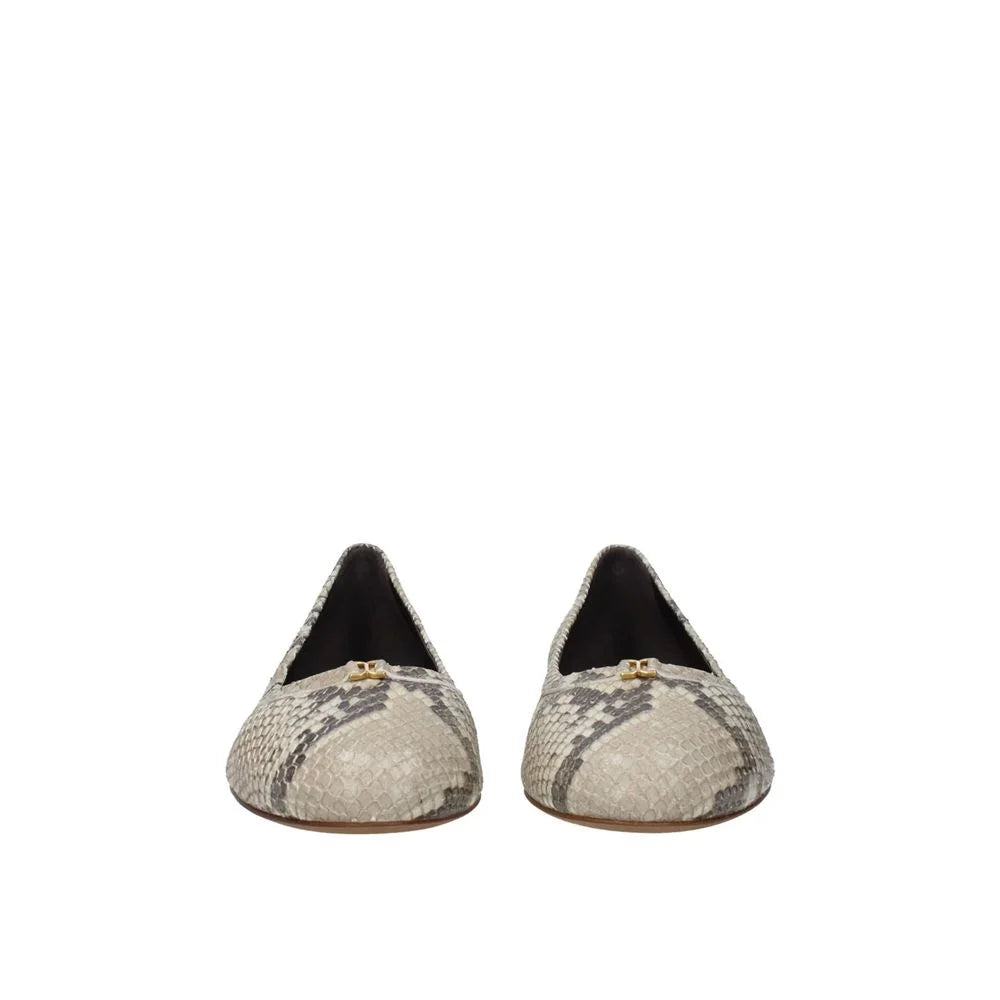 Chloé Beige Goatskin Ballet Flats - EU35/US5