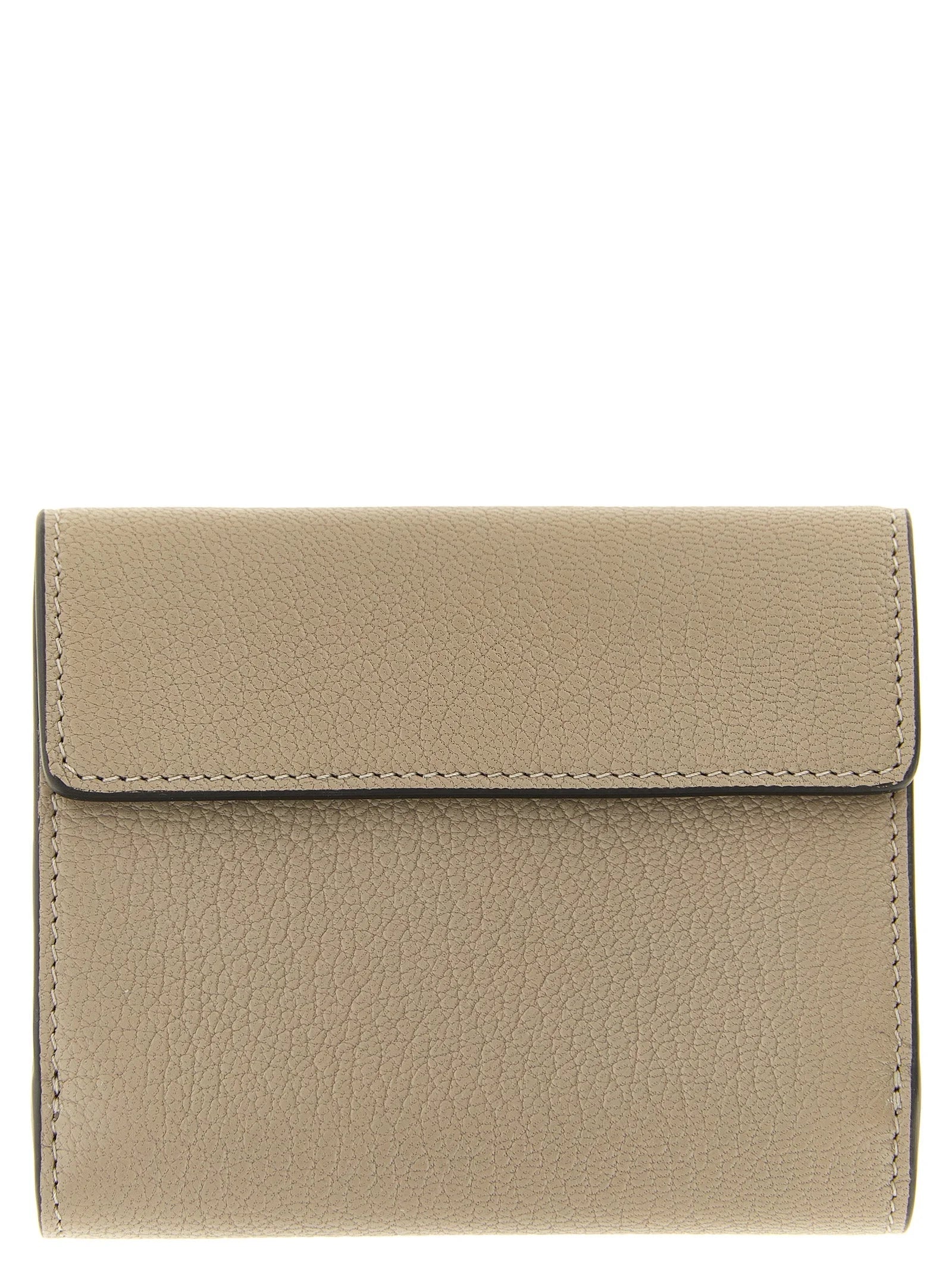 Chloé Beige Goatskin Cardholder
