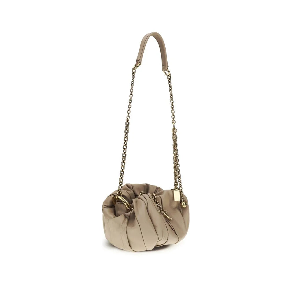 Sac bandoulière Chloé beige en cuir d'agneau Ovis Aries Aries