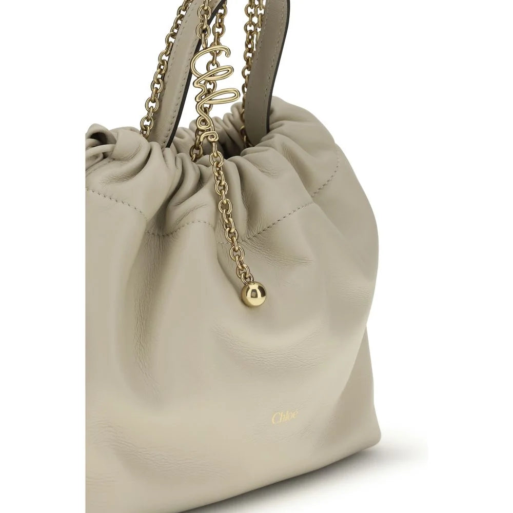 Chloé Beige Lamb Ovis Aries Aries Shoulder Bag