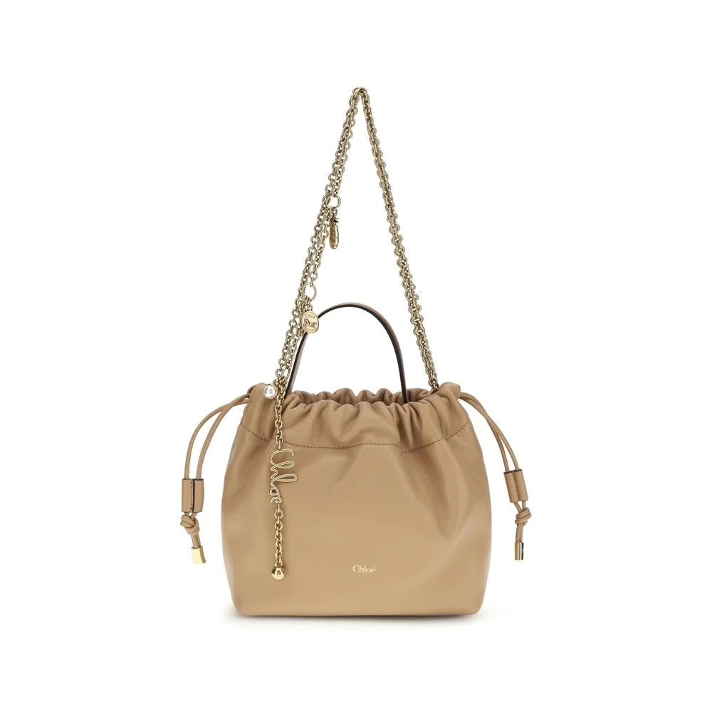 Chloé Beige Lamb Ovis Aries Aries Shoulder Bag