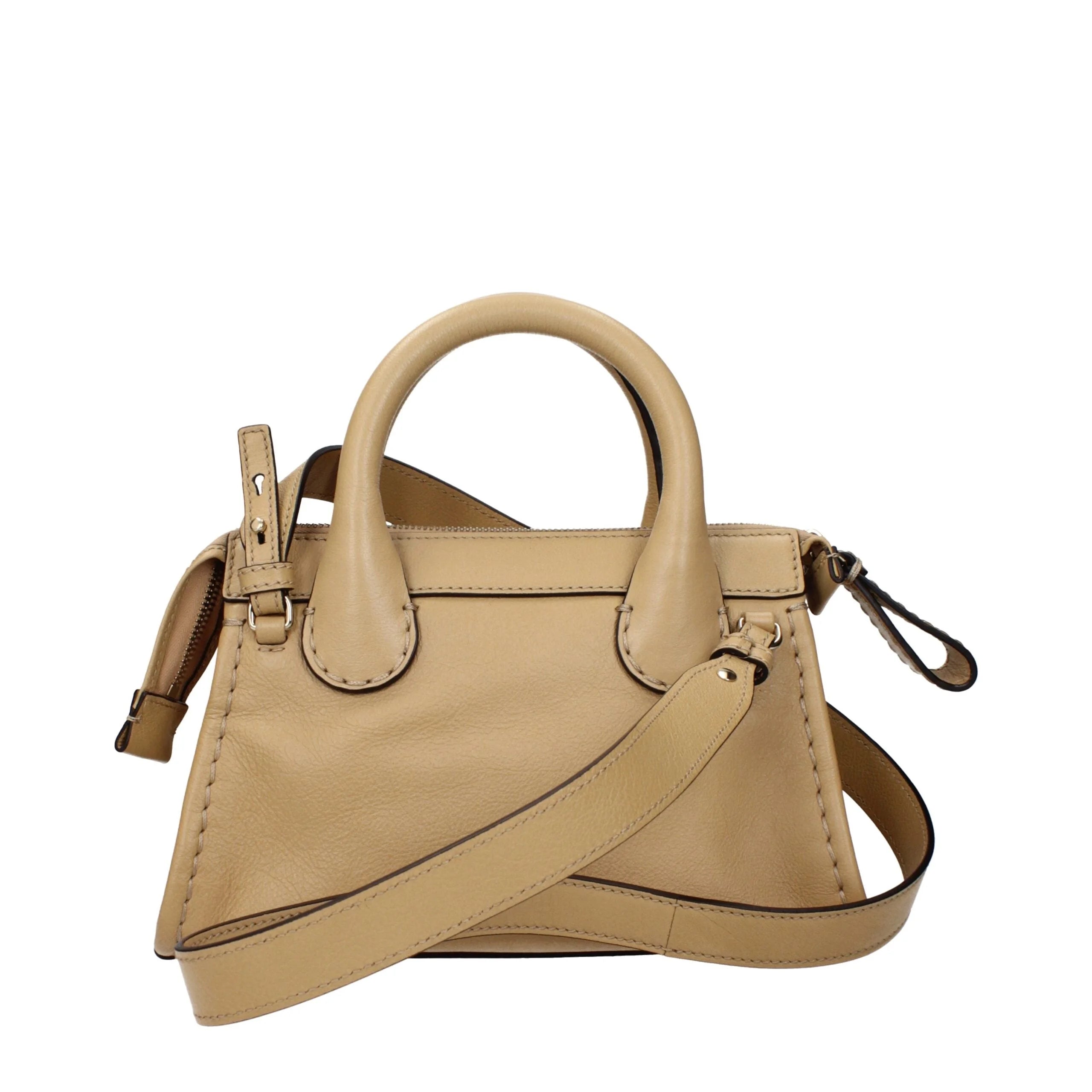 Chloé Beige Leather Handbags