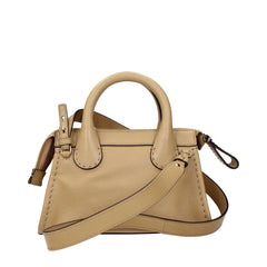 Chloé Beige Leather Handbags