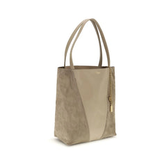 Chloé Beige Skinn Skulderveske