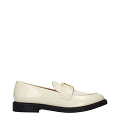 Chloé Beige Leather Slip-On Loafers - EU36/US6