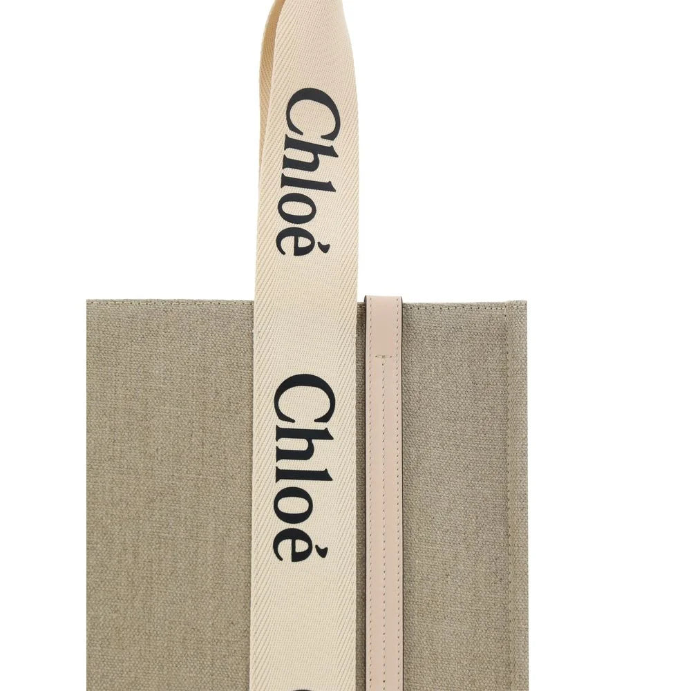 Malão em Linho Bege Chloé