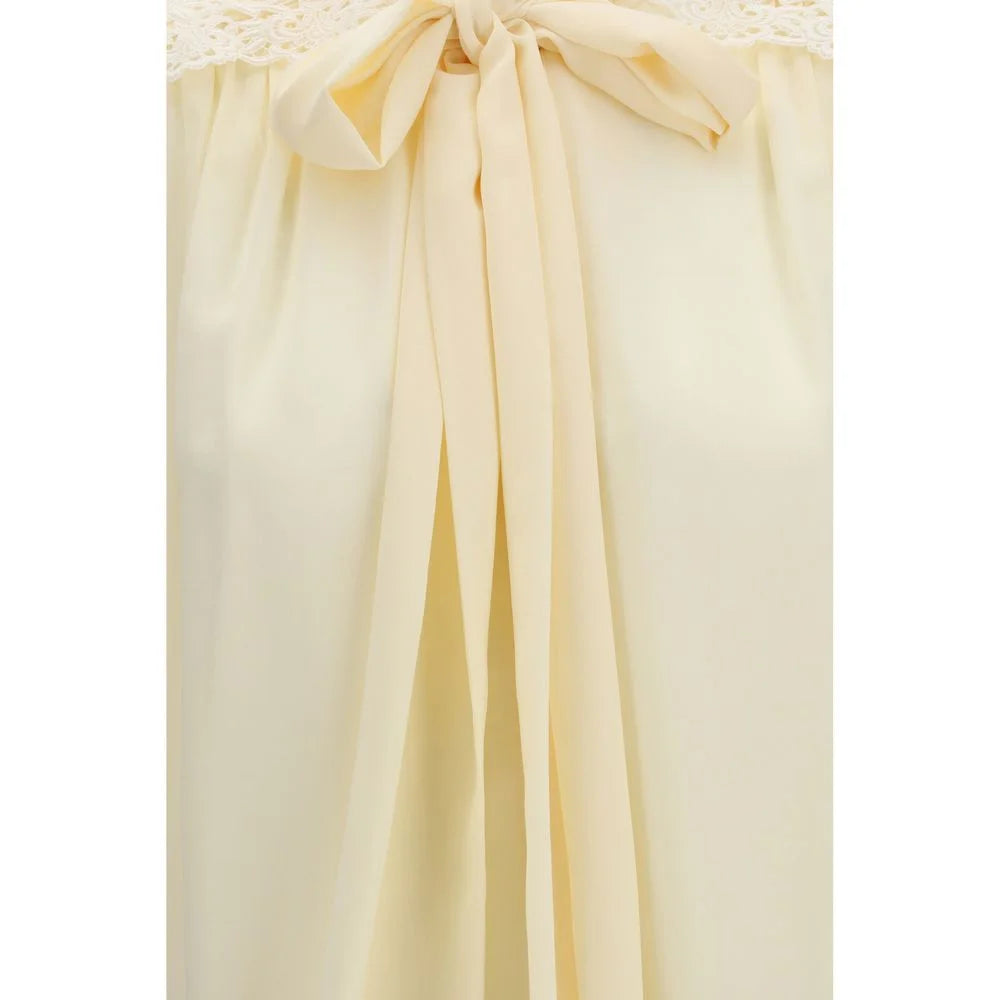 Chloé Beige Polyester Blouse