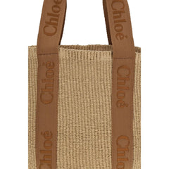 Chloé Beige Raffia Handbag