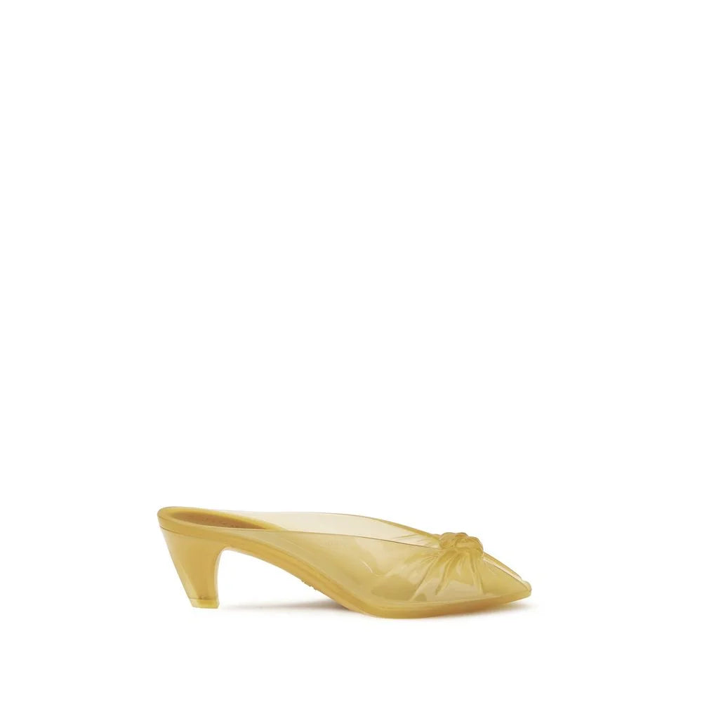 Chloé Beige Rubber Mules - EU38/US8