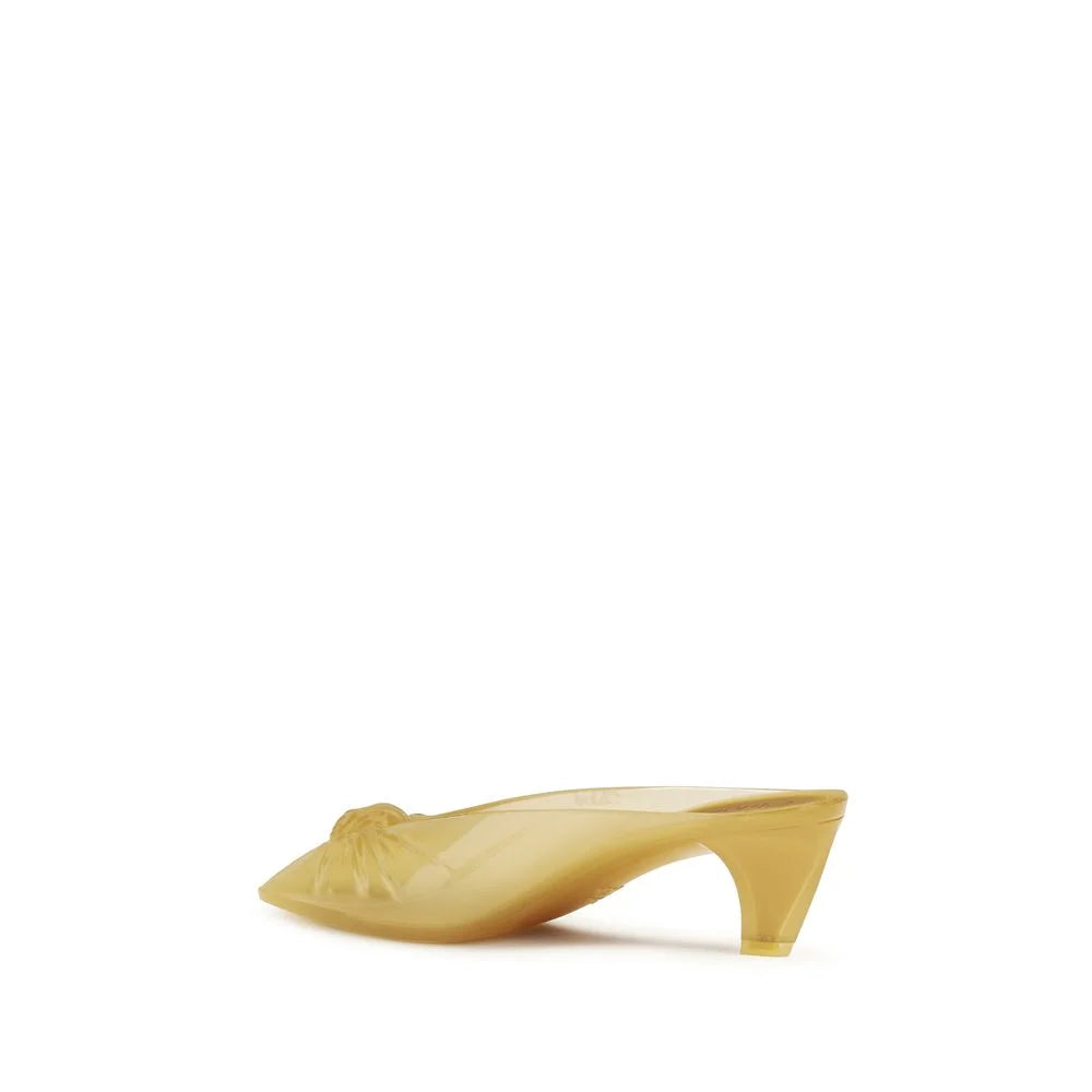 Chloé Beige Rubber Mules - EU38/US8