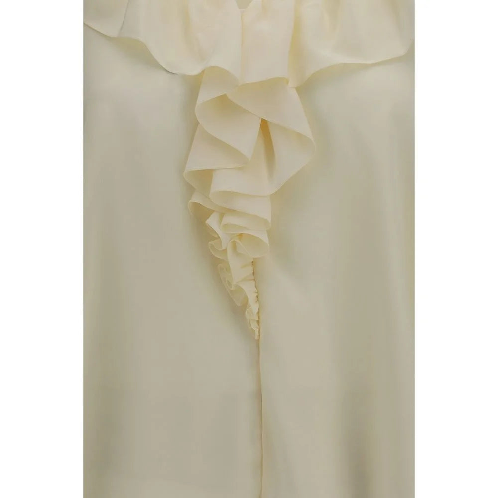 Chloé Beige Silk Blouse - IT38 | S