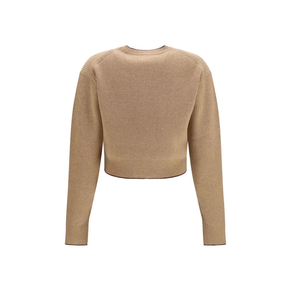 Chloé Beige Wool Oves Aries Sweatshirt