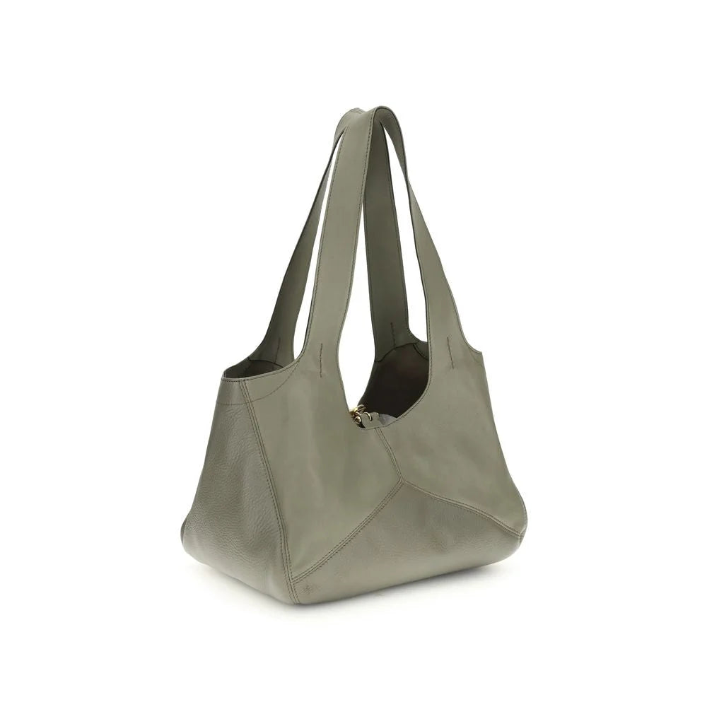 Chloé Bicolor Calf Leather Bos Taurus Shoulder Bag