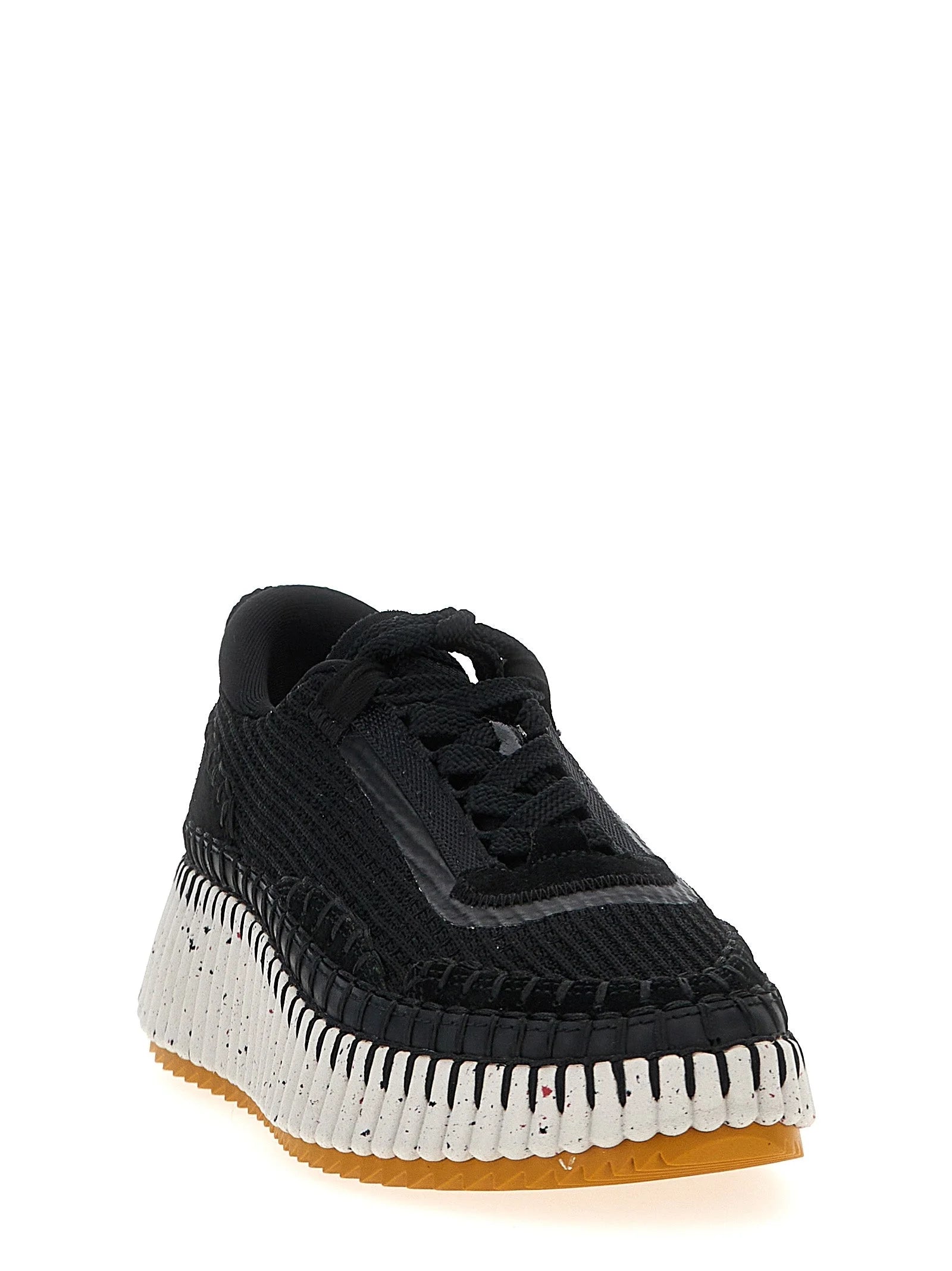 Chloé Bicolor Polyester Athletic Sneakers