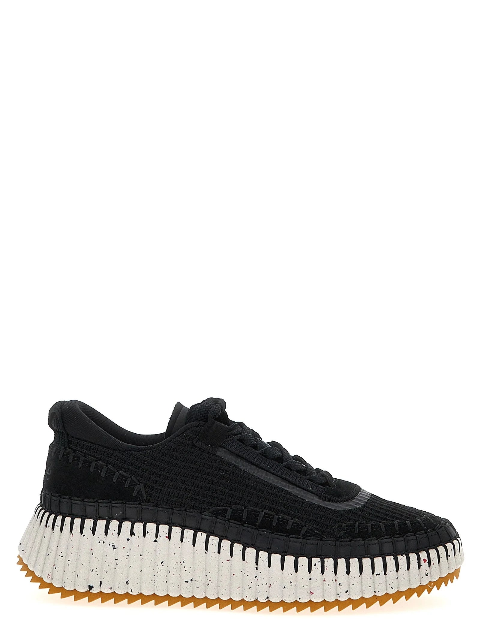 Chloé Bicolor Polyester Athletic Sneakers