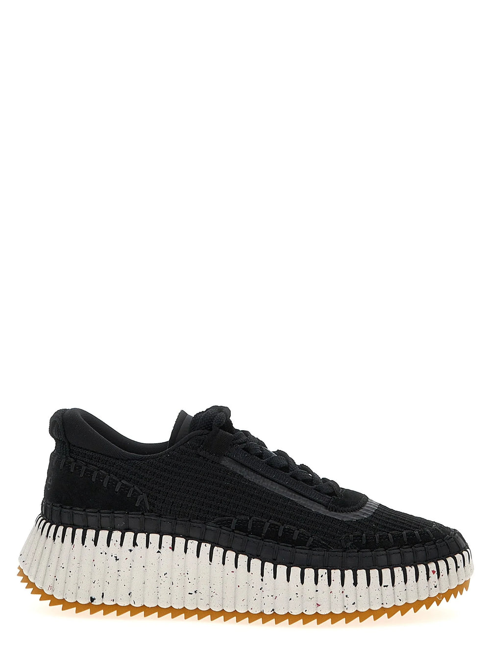 Chloé Bicolor Polyester Athletic Sneakers