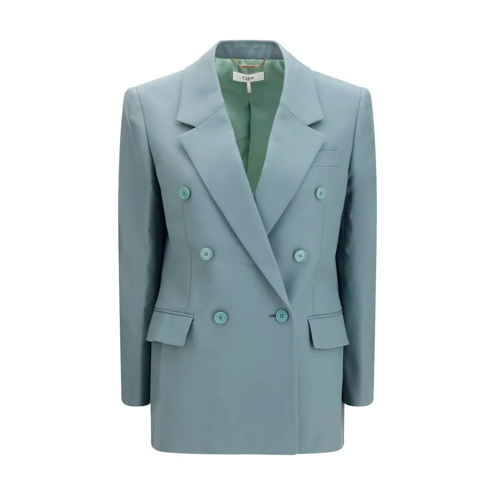 Chloé Bicolor Wool Oves Aries Blazer - IT36 | XS