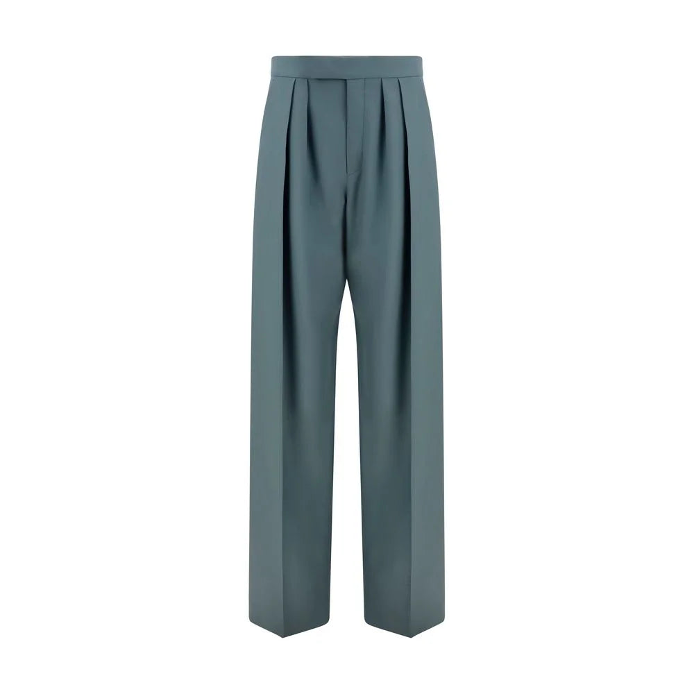Chloé Bicolor Wool Oves Aries Dress Pants