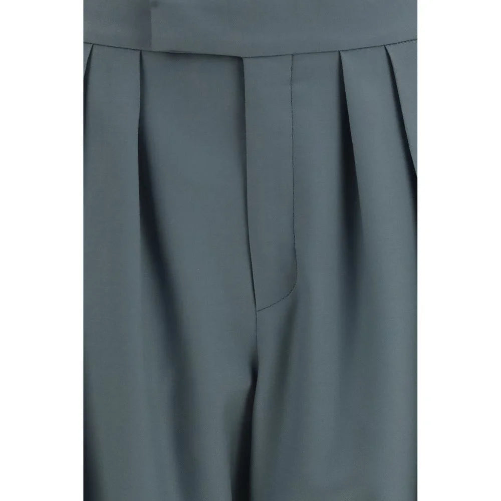 Chloé Bicolor Wool Oves Aries Dress Pants