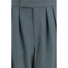 Chloé Bicolor Wool Oves Aries Dress Pants