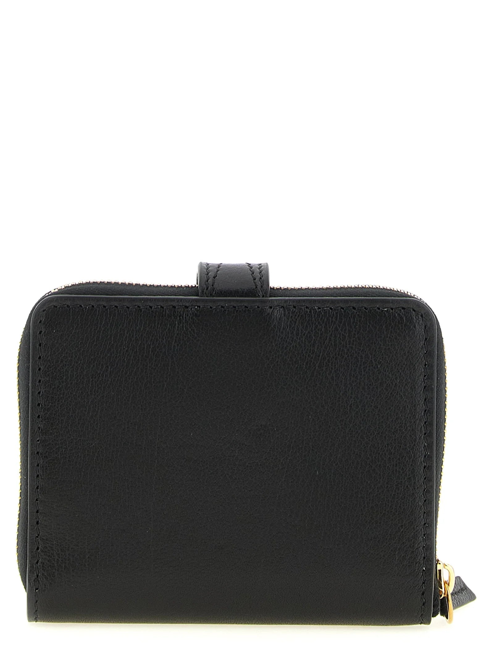 Chloé Black Buffalo Leather Cardholder