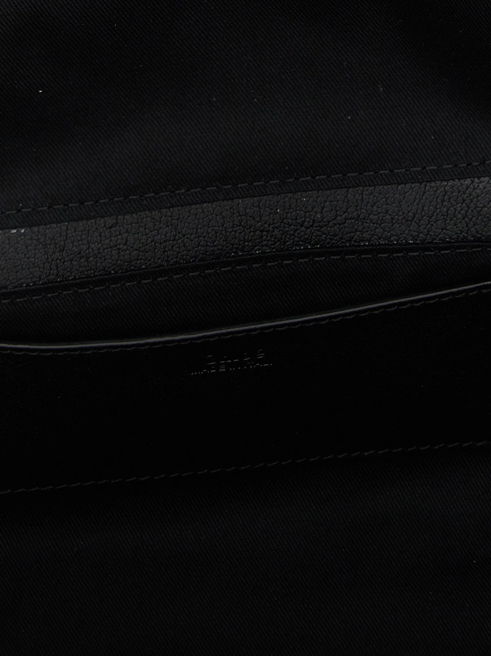 Chloé Black Buffalo Leather Shoulder Bag