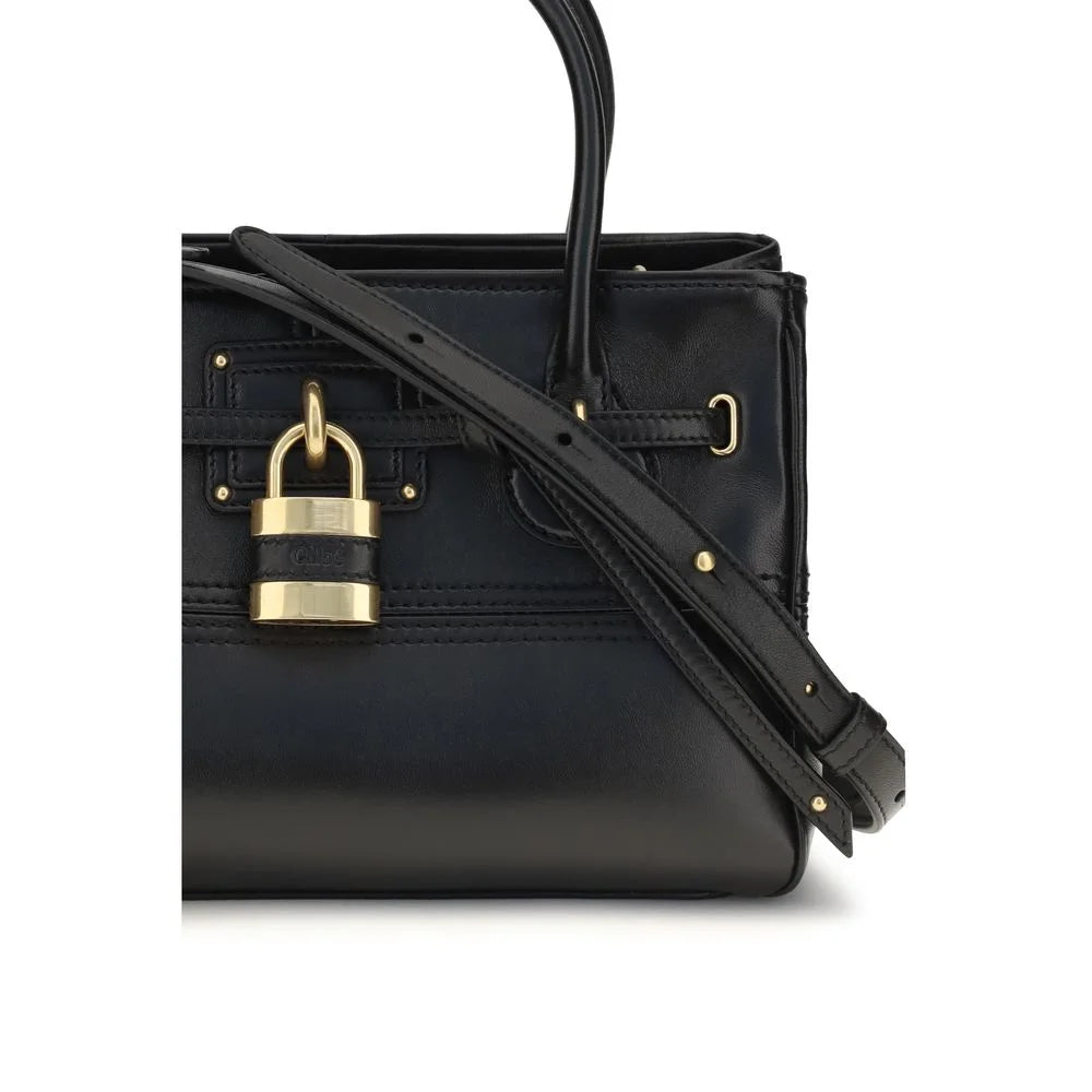 Chloé Black Buffalo Leather Shoulder Bag