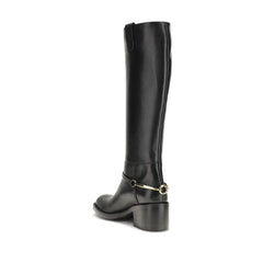 Chloé Black Calf Leather Bos Taurus Lace-Up Boots - EU36.5/US6.5
