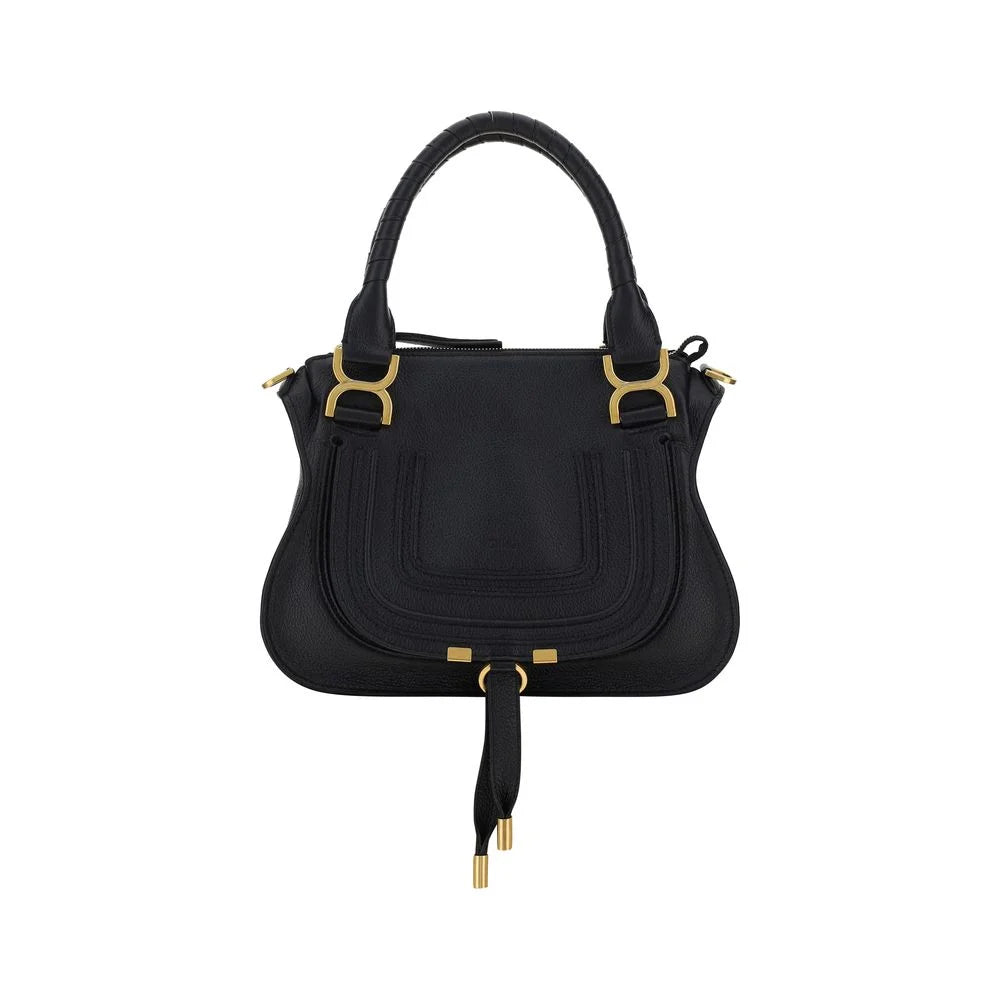 Chloé Black Calf Leather Bos Taurus Shoulder Bag