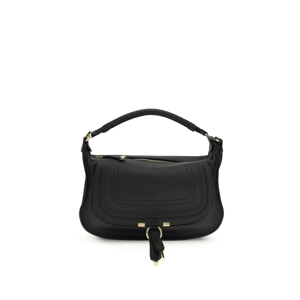 Chloé Black Calf Leather Bos Taurus Shoulder Bag