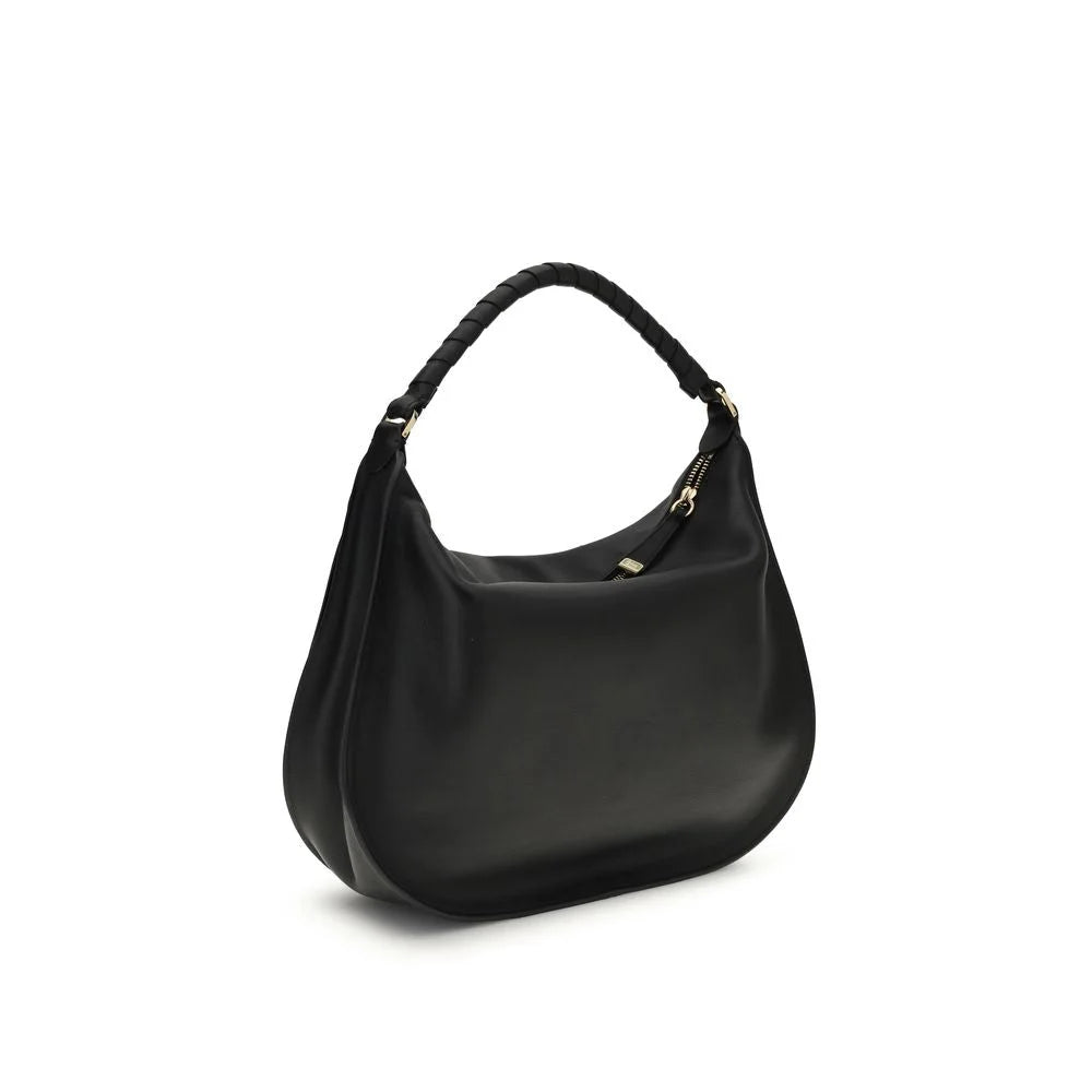 Chloé Black Calf Leather Bos Taurus Shoulder Bag