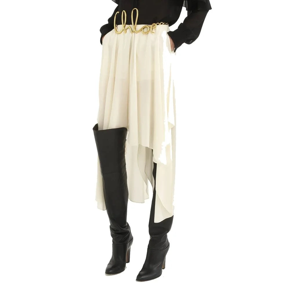 Chloé Black Calfskin Over The Knee - EU36.5/US6.5