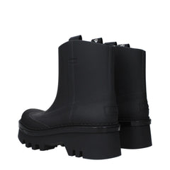 Chloé Black Cotton Ankle Boots - EU37/US7
